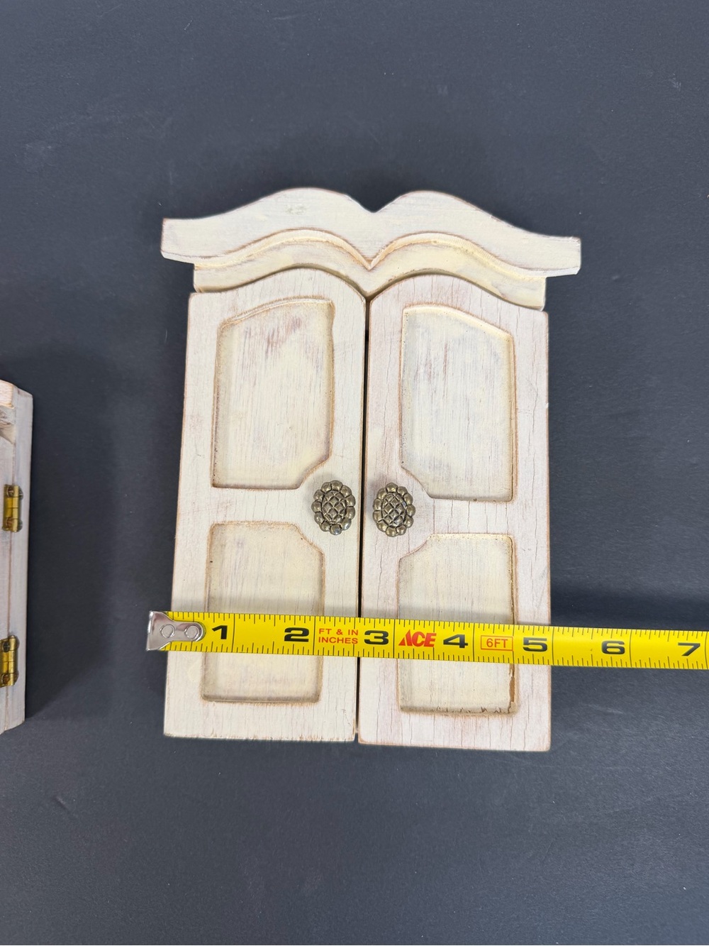 Dennis East Wardrobe Closet Style Wood Photo Frame Picture Frame W/ Doors Set 2 - Picture 13 of 15